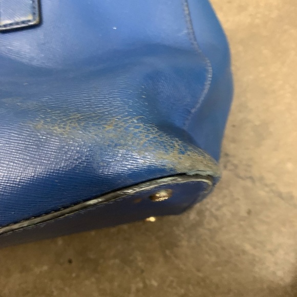 Tory Burch blue leather robinson - Picture 5 of 10